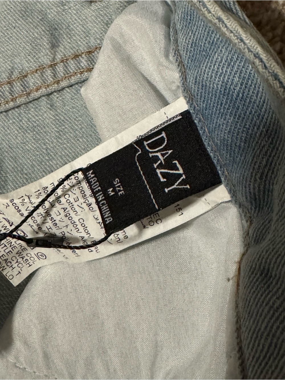 Balletcore wide leg Dazy jeans NWT size M - Picture 4 of 11